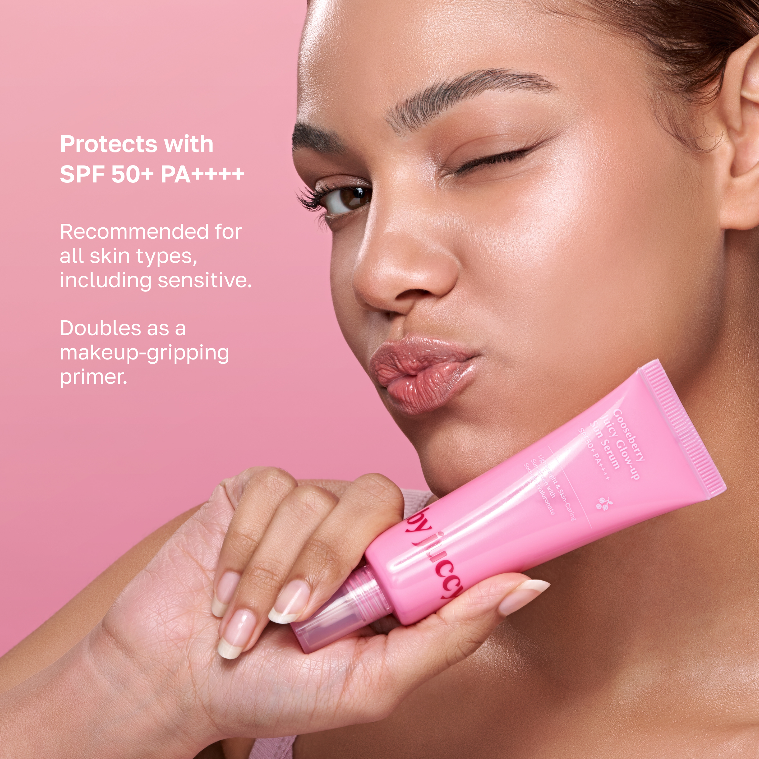 Gooseberry Juicy Glow-up Sun Serum SPF50+ PA++++ 50ml