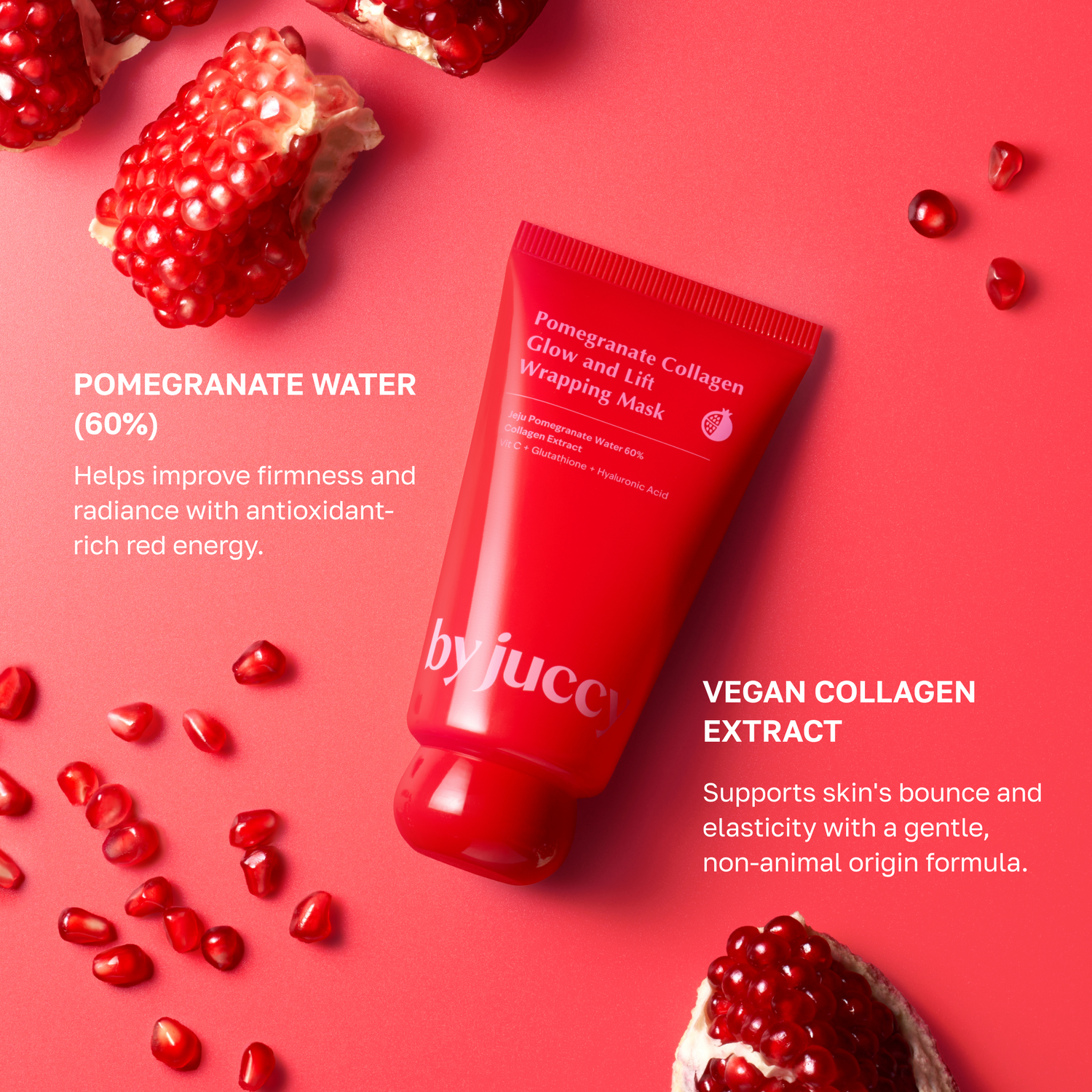 Pomegranate Collagen and Lift Wrapping Mask – By Juccy Pomegranate Collagen and Lift Wrapping Mask – By Juccy