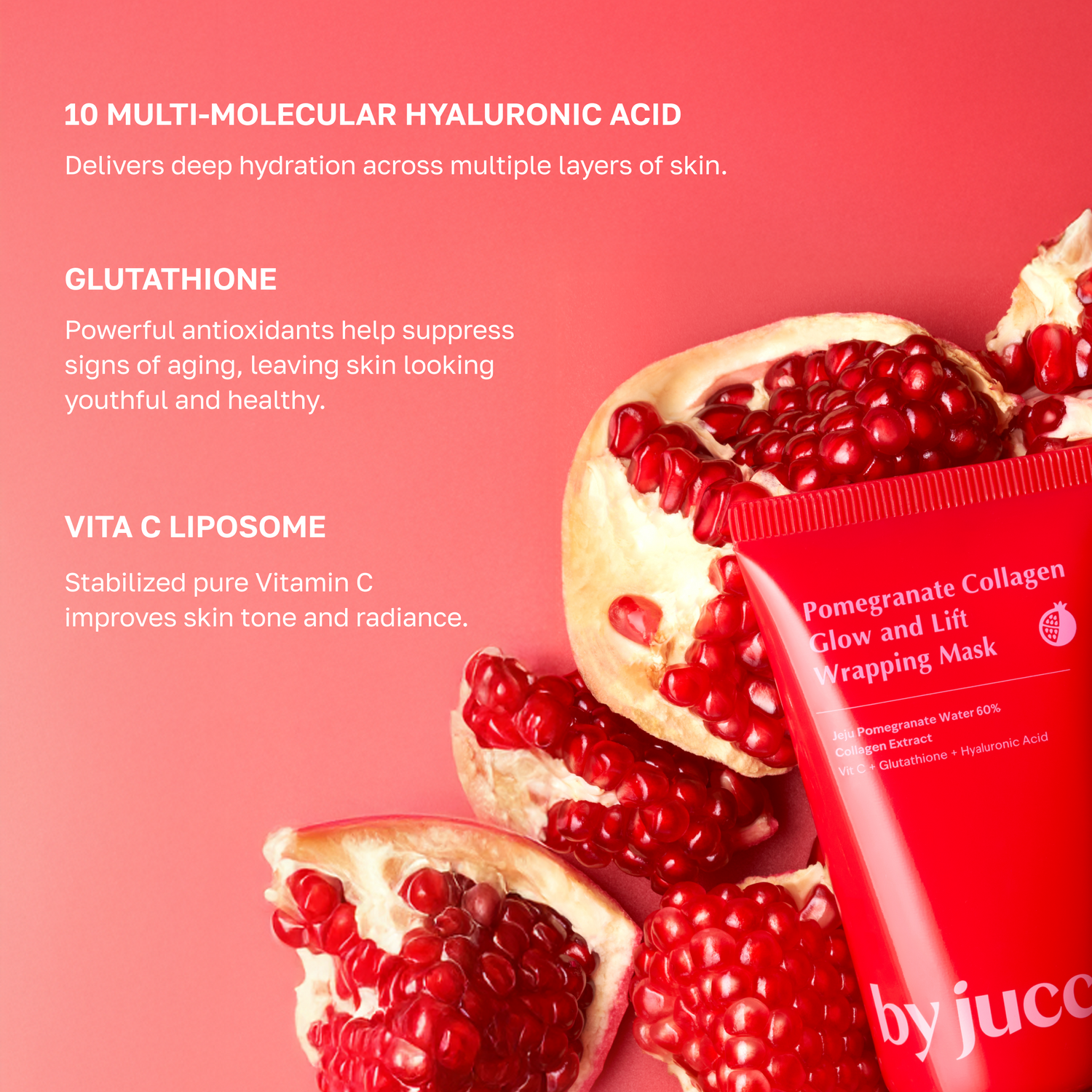 Pomegranate Collagen and Lift Wrapping Mask By Juccy Pomegranate Collagen and Lift Wrapping Mask By Juccy